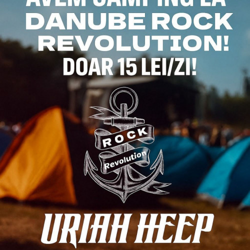 camping la festivalul Danube Rock Revolution din Galați, doar 15 lei pe zi
