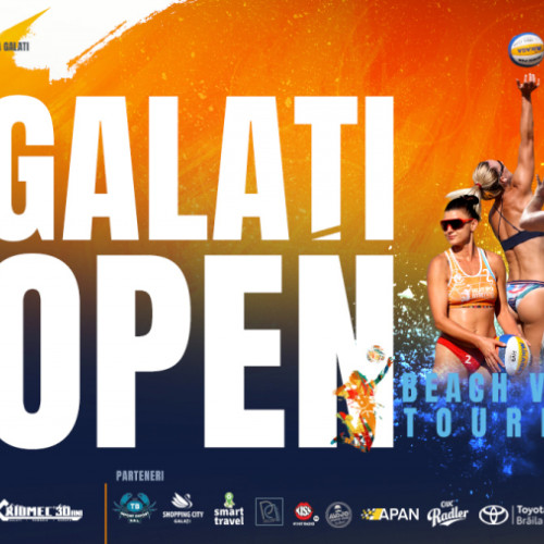 galati găzduiește turneul internațional de volei pe plajă în 2025