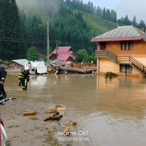 Avertizare hidrologică emisă pentru zonele din județele Suceava, Neamț, Bacău și Vrancea