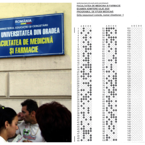Rezultate examen de admitere la Facultatea de Medicină și Farmacie din Oradea afișate