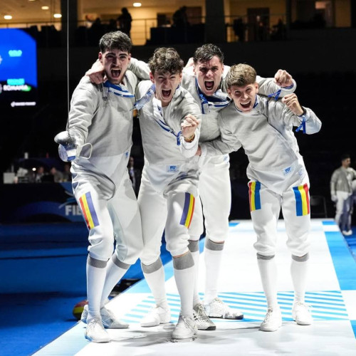 Echipa masculină de sabie a României a obținut medalia de bronz la Campionatele Mondiale de la Tbilisi