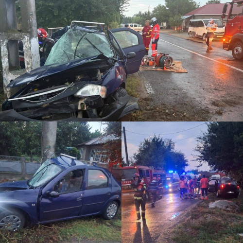 accident grav în Teleorman, două persoane și-au pierdut viața