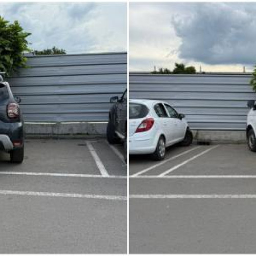 moment de glorie în arta parcării haotice în Cluj-Napoca