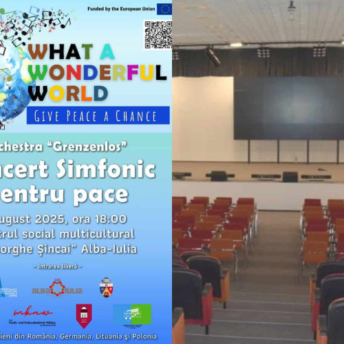 concert simfonic la Alba Iulia pentru pace și muzică