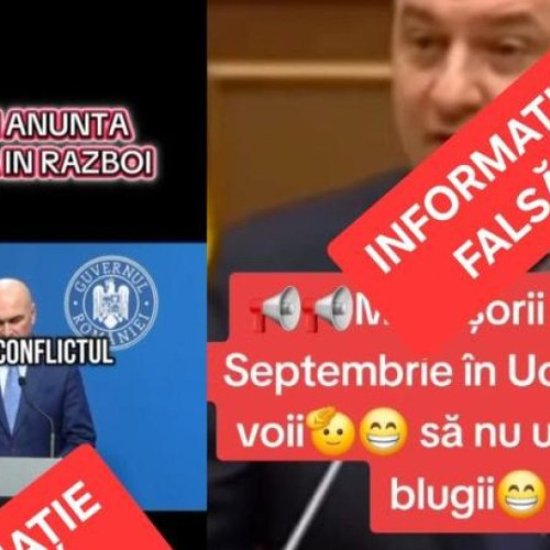 Ministerul de Interne avertizează asupra unei campanii de dezinformare legată de prim-ministrul Ilie Bolojan