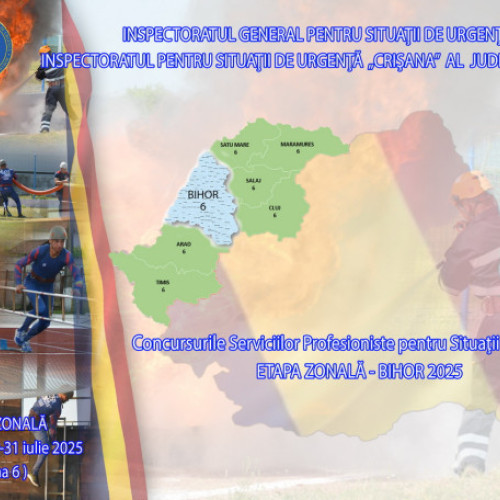 concursul pentru situații de urgență din bihor și-a încheiat etapa zonală