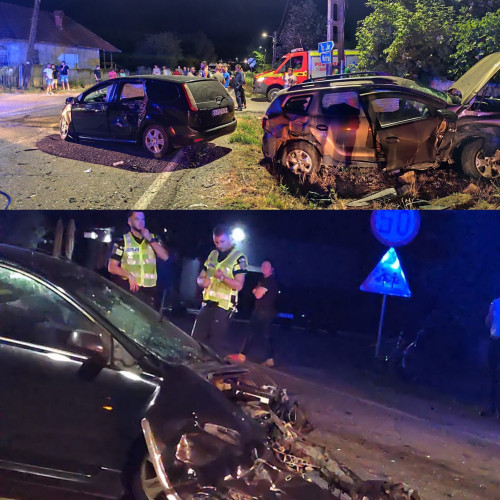 accident rutier în calnic: opt persoane rănite, două transportate la spital
