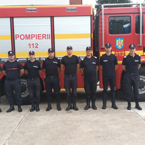 Pompieri din Neamț, pregătiți pentru misiune în Grecia