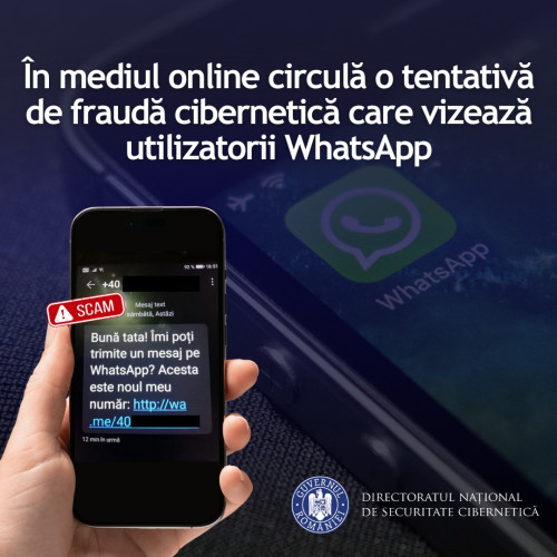 Atenție la tentativele de fraudă pe WhatsApp în România