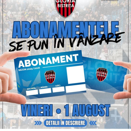 Abonamentele pentru sezonul viitor pot fi cumpărate de la stadion și online