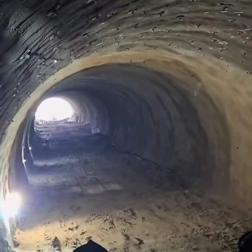 Autostrada A1 Lugoj-Deva: a fost finalizată strangularea primei galerii a tunelului 1