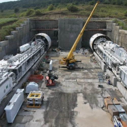 progrese spectaculoase în construcția mega-tunelurilor de la Racos pe linia brasov-sighisoara