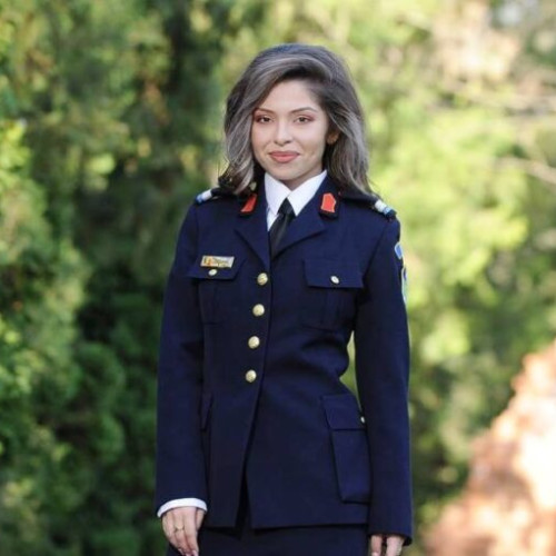 Miruna Camelia Mocanu, de la matematică la cariera militară de succes în Vrancea