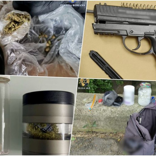 Grup infracțional de trafic de droguri destructurat la Bacau