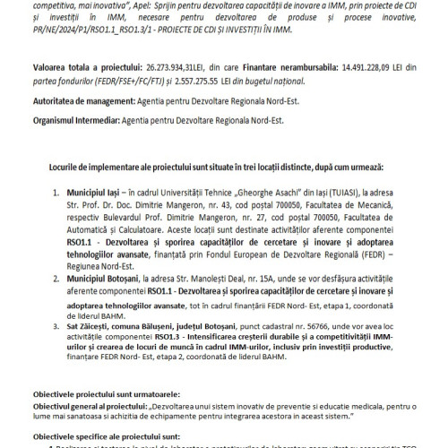 Startul unui proiect inovator pentru geamuri eficiente energetic în Botoșani