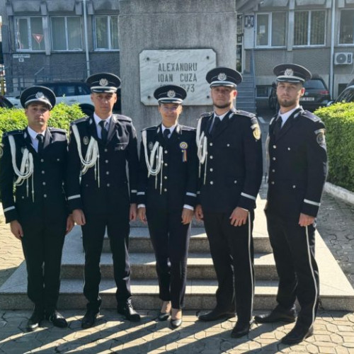 Cinci noi ofițeri de poliție depun jurământul la IPJ Botoșani