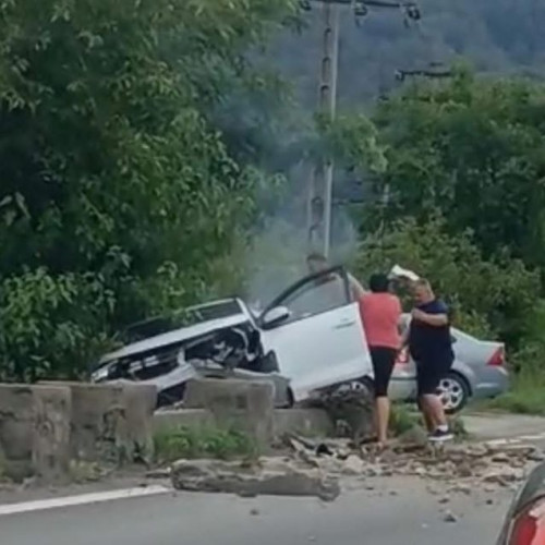 accident pe DN7 în zona Proieni