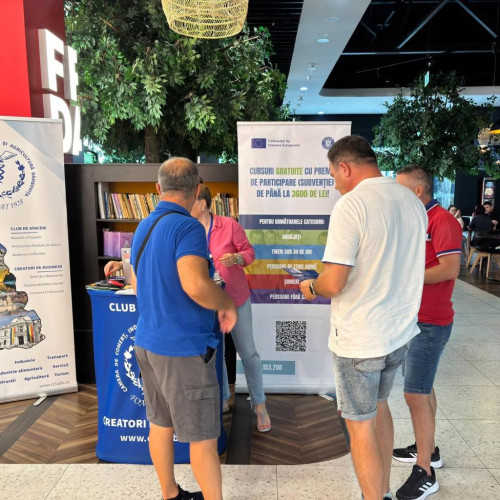 Reprezentanții Camerei de Comerț, Industrie și Agricultură Dâmbovița, prezenți la eveniment în Dâmbovița Mall