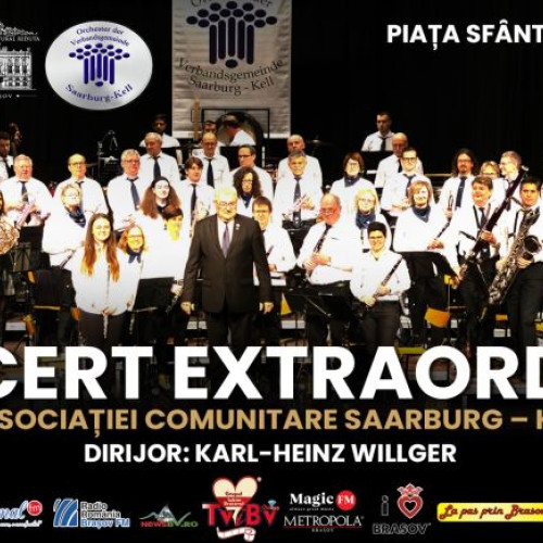 Orchestra și fanfara din Brașov în turneu în Transilvania