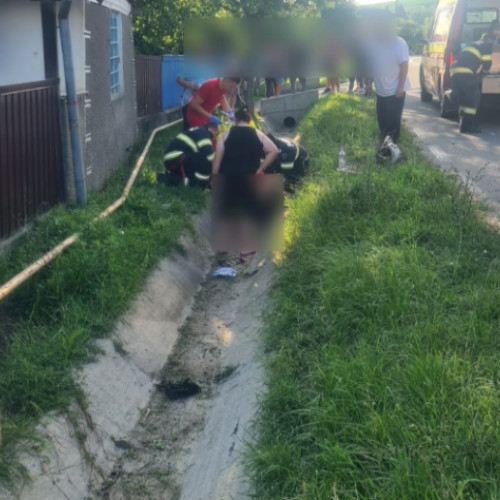accident rutier la rastec, comuna bontida: motociclist rănit și intervenție de urgență