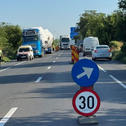 Trafic restricționat pe DN 2 E85 în Vrancea din cauza unui accident tehnic