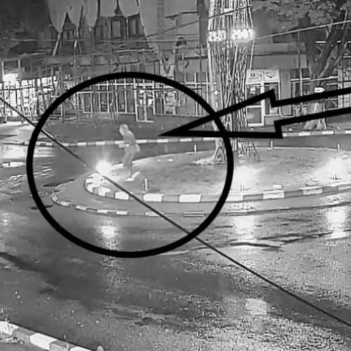 Femeie din Odobești implicată în vandalism asupra lampilor din giratoriul central