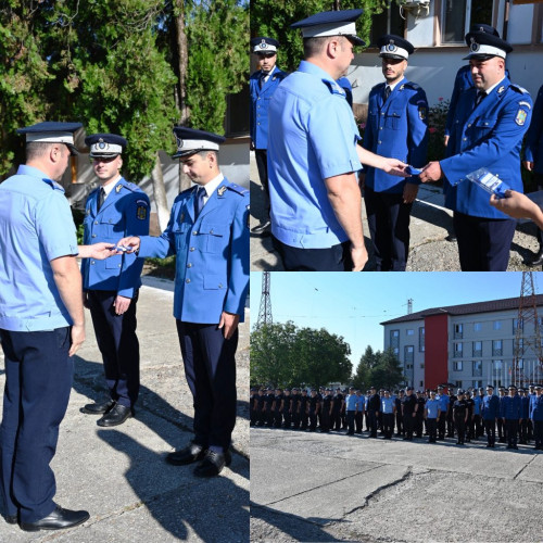 Avansări în grad la inspectoratul de jandarmi din Gorj