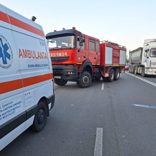 Femeie lovită grav de un TIR, i-a fost amputat piciorul