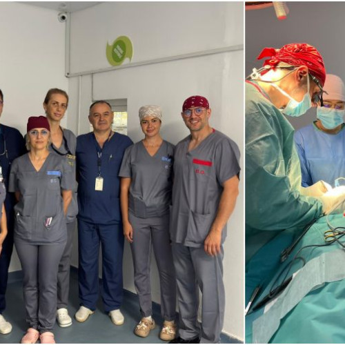 Prima intervenție chirurgicală de acest tip la spitalul județean de urgență din Bacău