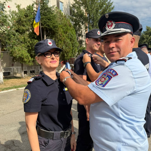 Avansări în grad și ceremonii la inspectoratul pentru situații de urgență din Constanța