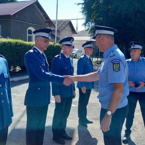 Avansări în grad ale jandarmilor de ziua lor, la Botoșani