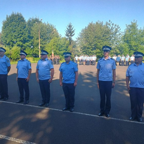 ceremonial de avansare în grad la inspectoratul de jandarmi din maramureș