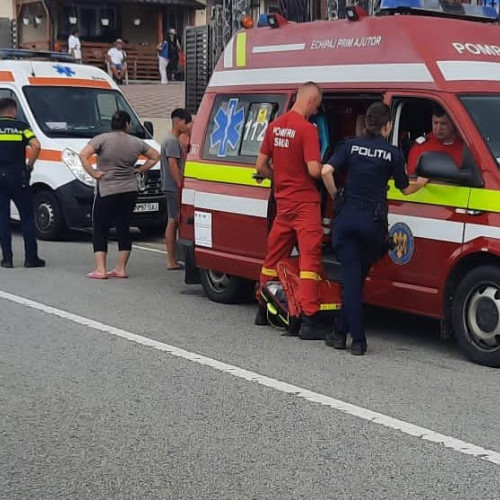 accident în lanț pe drumul național 19f în apropierea localității apa