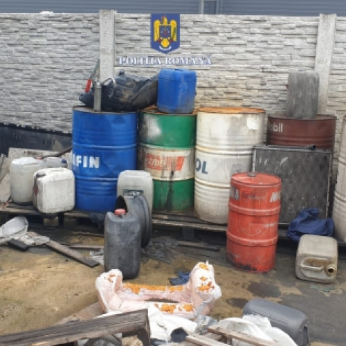control al poliției asupra deșeurilor periculoase în județ