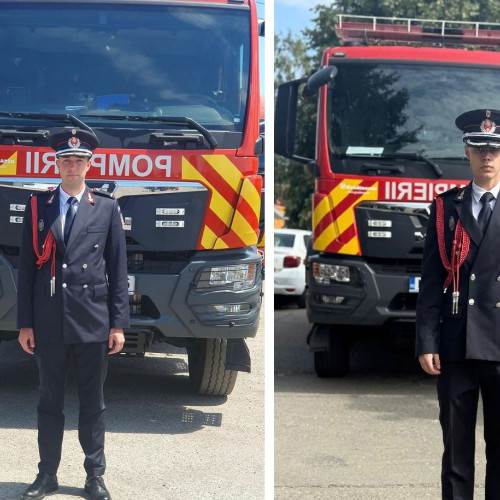 sublocotenentii Octavian-Tiberiu Toropleanu și Mihai-Darius Lujerdean, numiți în funcții de comandă în cadrul ISU Dobrogea