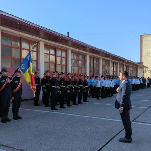 ceremonie militara la inspectoratul pentru situatii de urgenta din bacau