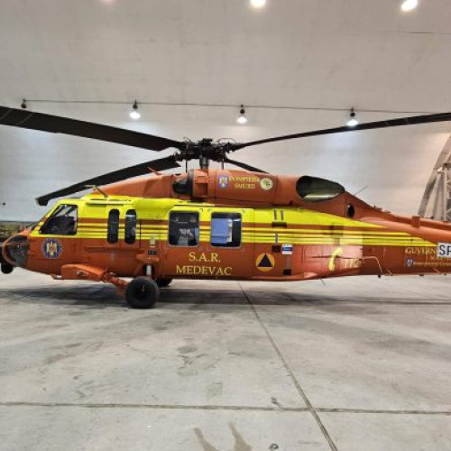 Elicopter Black Hawk, trimis în Bulgaria pentru salvarea a două victime ale unui accident rutier