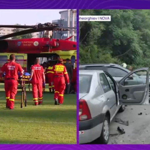 Copil și mamă aduși în România după accident grav din Bulgaria