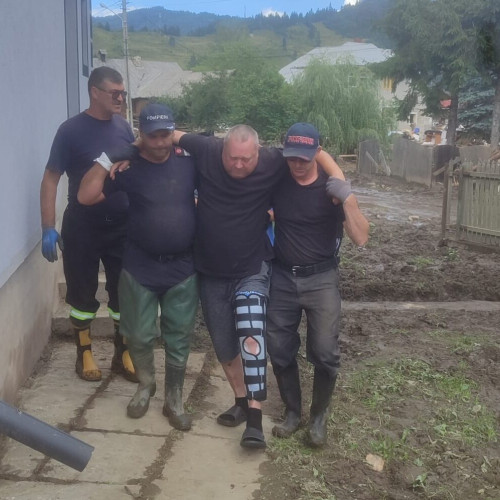 Pompeii din județul Botoșani continuă acțiunile de ajutor în urma inundațiilor din județul Suceava