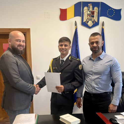 Tânăr a depus primul său jurământ de credință la Penitenciarul Găești