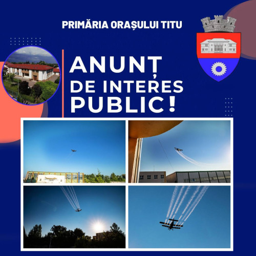 titu va realiza al treilea tratament aerian pentru combaterea insectelor în 2025