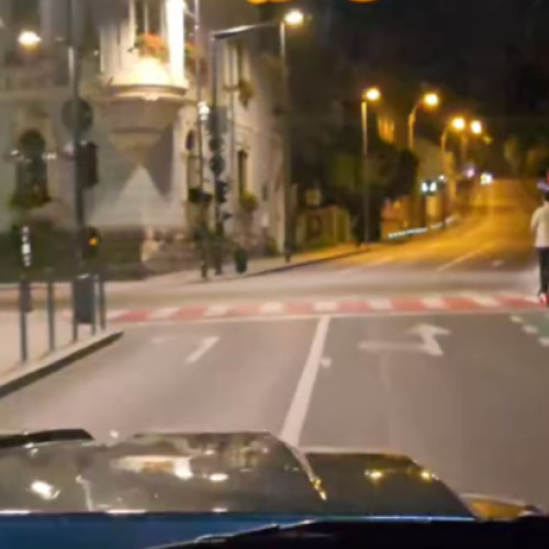 Tânăr șofer din Cluj-Napoca, criticat după ce a făcut gălăgie noaptea cu mașina