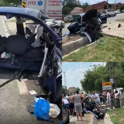 accident grav la dragoieni: un șofer din prigoria și patru persoane rănite
