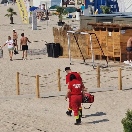 Salvare rapidă la Eforie după ce persoane au fost scoase din mare