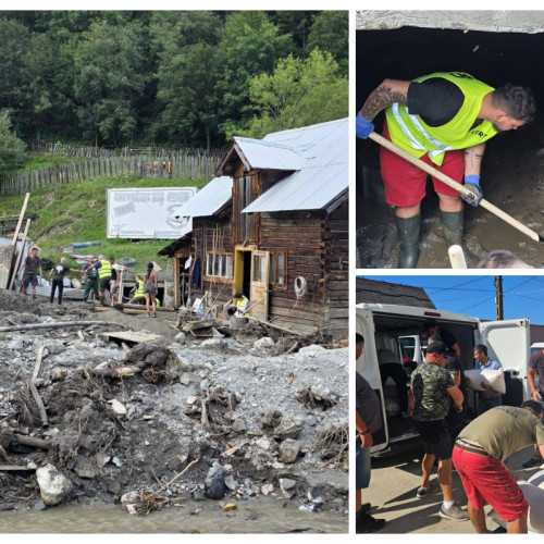 equipe CERT din Cluj, din nou în acțiune pentru ajutorarea comunităților afectate de inundațiile din Bucovina