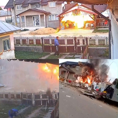 explozie devastatoare în comuna mogosani, localitatea cojocaru