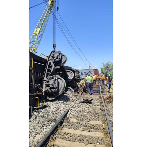 Deraiere pe linia Agigea Ecluză, perturbări în trafic și intervenții de urgență