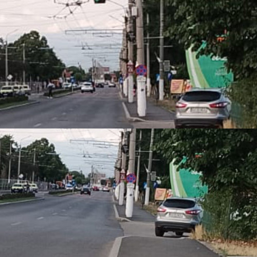 accident rutier pe bulevardul ecaterina teodoroiu din targu jiu