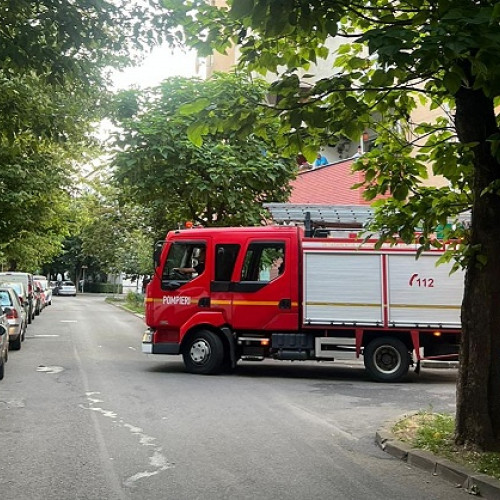 Incendiu într-un apartament din Satu Mare