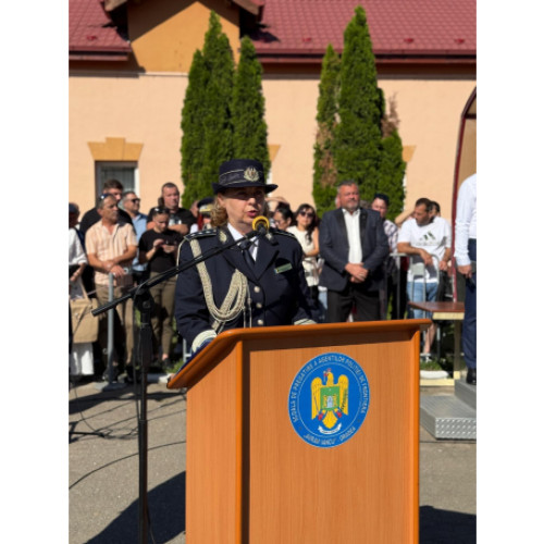 Ceremonie de depunere a jurământului militar la școala de poliție „Avram Iancu” din Oradea